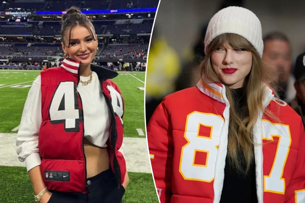 Featured image for "NFL Licensing Deal Secured by Designer Kristin Juszczyk, Famed for Taylor Swift's Custom Jackets"