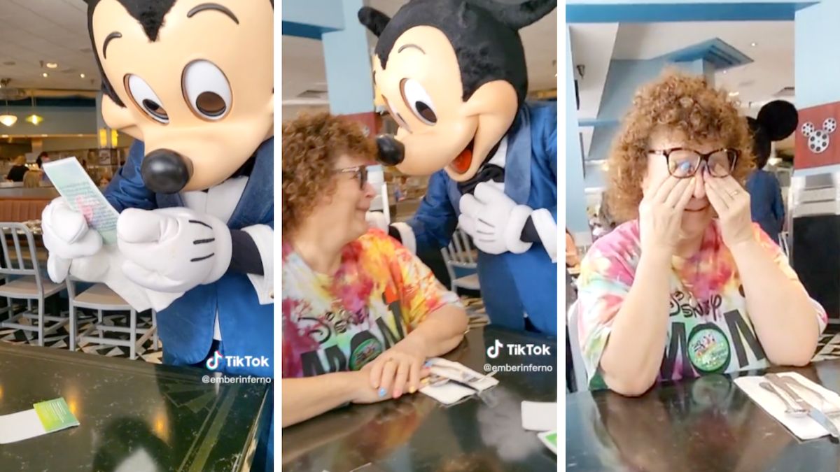Mickey Mouse's Emotional Meet-and-Greet with Grieving Family at Disney World.