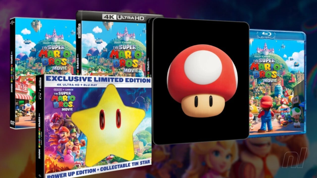Featured image for Pre-Order the Super Mario Bros. Movie on DVD, Blu-ray, and 4K Steelbook Now!