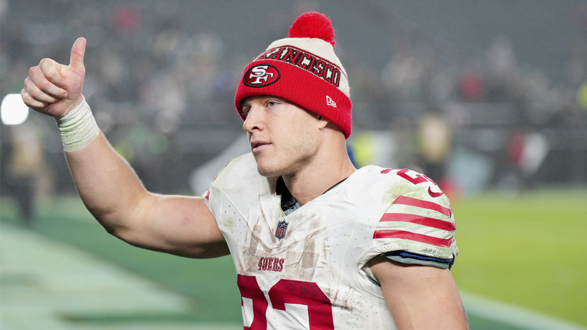 Featured image for Christian McCaffrey's Impactful Performance Leads 49ers to Victory over Eagles