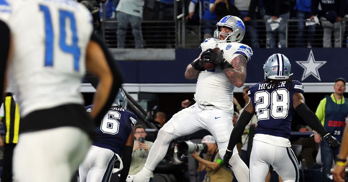 "Detroit Lions and Taylor Decker Turn Officiating Gaffe into Viral 'Reporting' Humor"