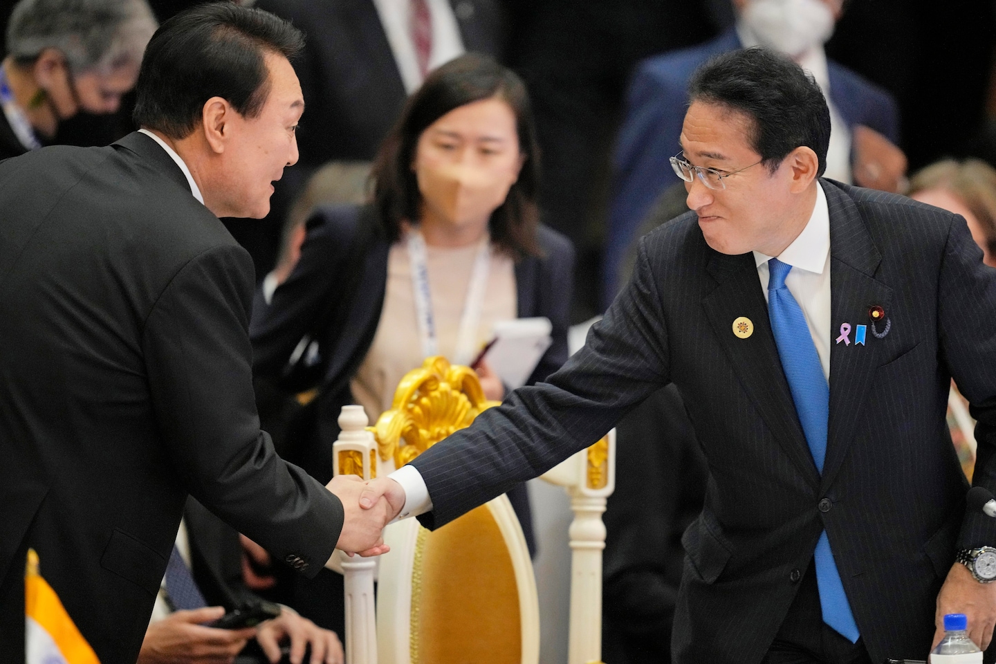 Yoon-Kishida summit seeks to mend Japan-South Korea ties.