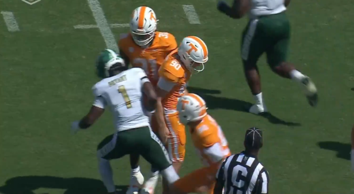 Featured image for UAB Player Under Fire for Alleged Cheap Shot on Tennessee Kicker