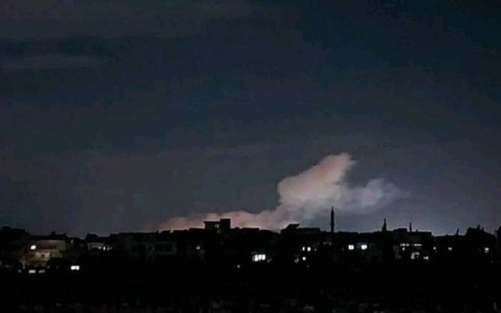 Israeli airstrikes in Syria leave two dead in Damascus.