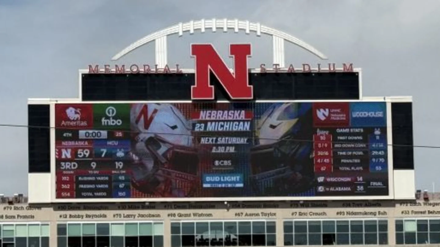 Featured image for Nebraska Dominates Houston Christian, Prepares for Michigan Showdown