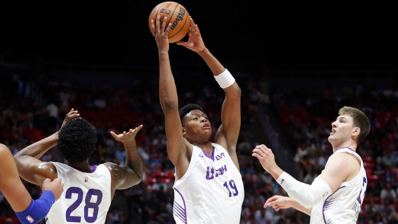 Featured image for Jazz's Ace Bailey Shines in Summer League Debut