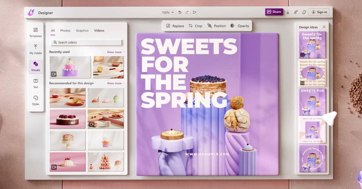 Microsoft Designer democratizes AI-powered graphic design.