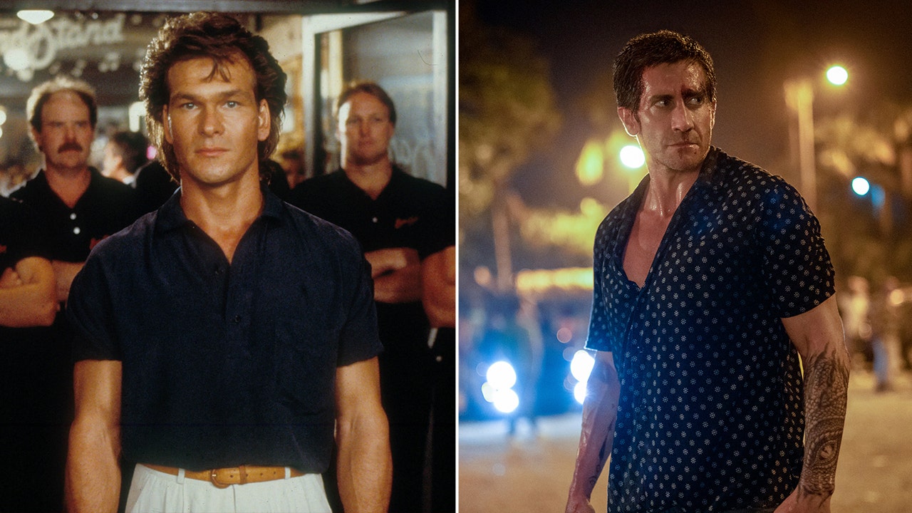 Featured image for "Jake Gyllenhaal's Tribute to Patrick Swayze: Tattoos and UFC Shape for 'Road House' Remake"