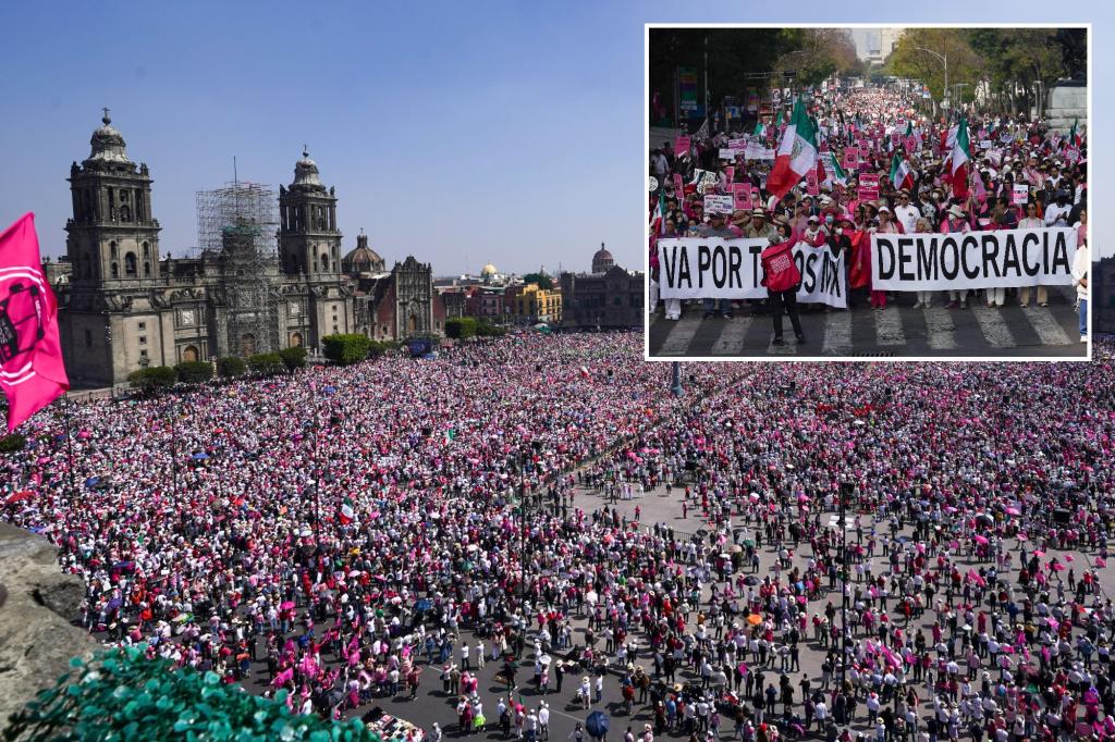 "Massive Protest Against Mexican President and Ruling Party Demands Democracy"