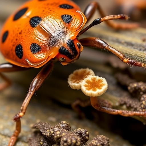 Featured image for Stinkbug Leg Organ Hosts Fungi to Protect Eggs from Parasites