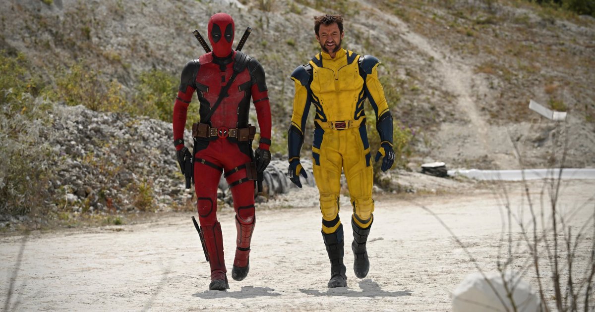 Featured image for "Deadpool 3 Set Photos Reveal Giant Fox Logo and Iconic Costumes"