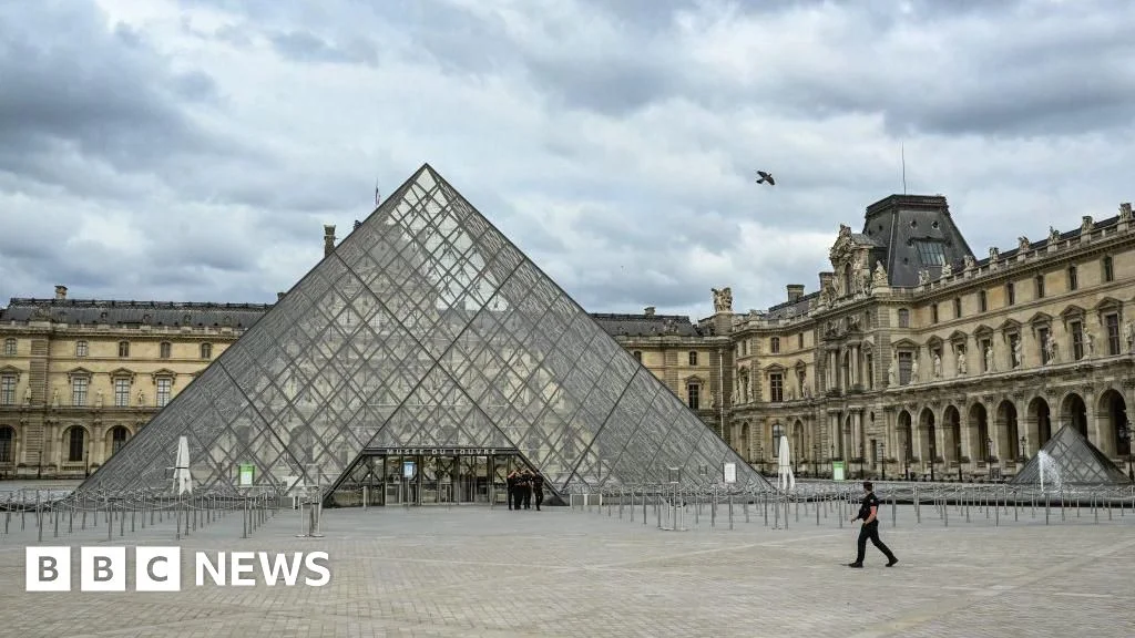 Louvre water leak damages 19th-century ceiling painting amid ongoing setbacks