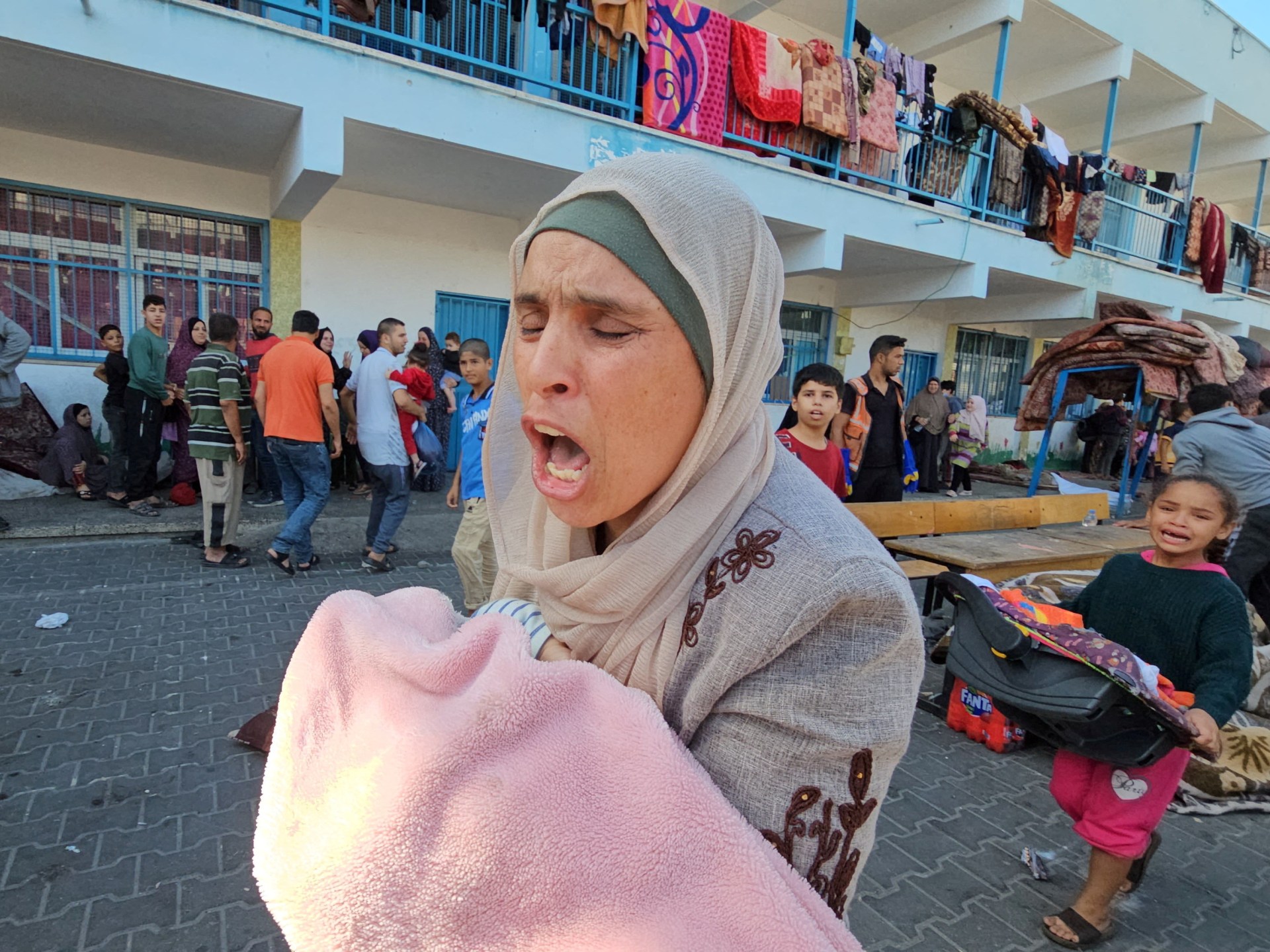 Israeli Forces Target Al-Fakhoura School in Gaza