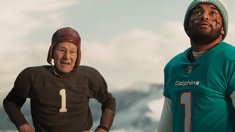 Featured image for "Patrick Stewart Stars in Paramount+ Super Bowl Commercial"