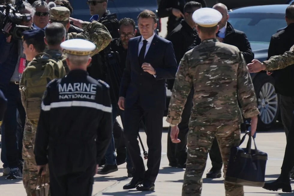 Macron Visits Cyprus to Back Island as Iran War Looms