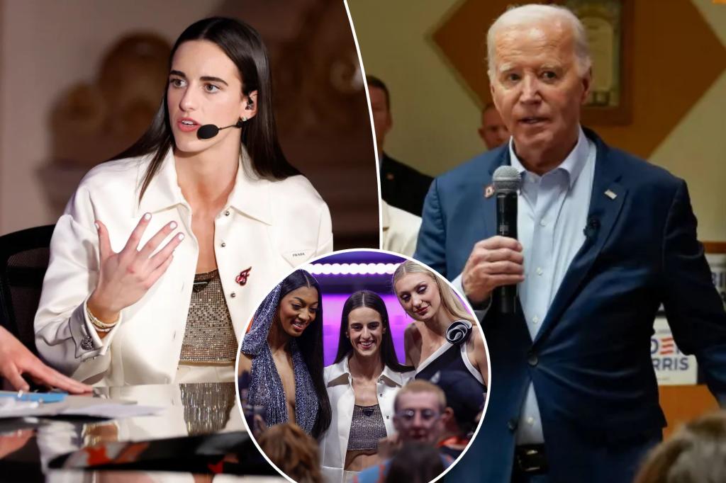 Featured image for "Biden Supports Fair Pay for Female Athletes Amid Caitlin Clark Controversy"