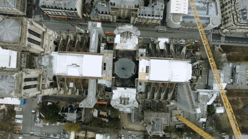 "Notre Dame Restoration: Progress and Recreating Iconic Spire"