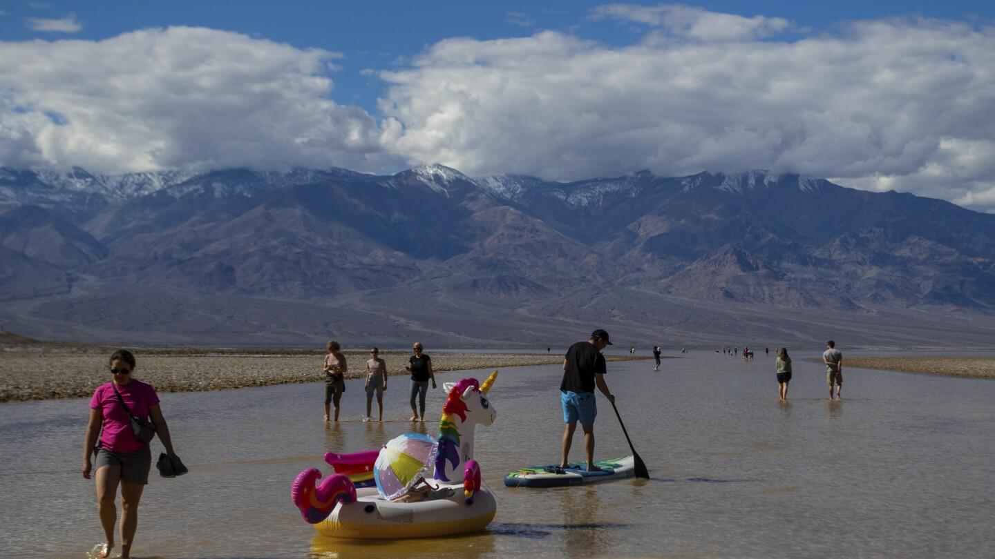 Featured image for "Unexpected Lake Emerges in Death Valley National Park After Heavy Rains"