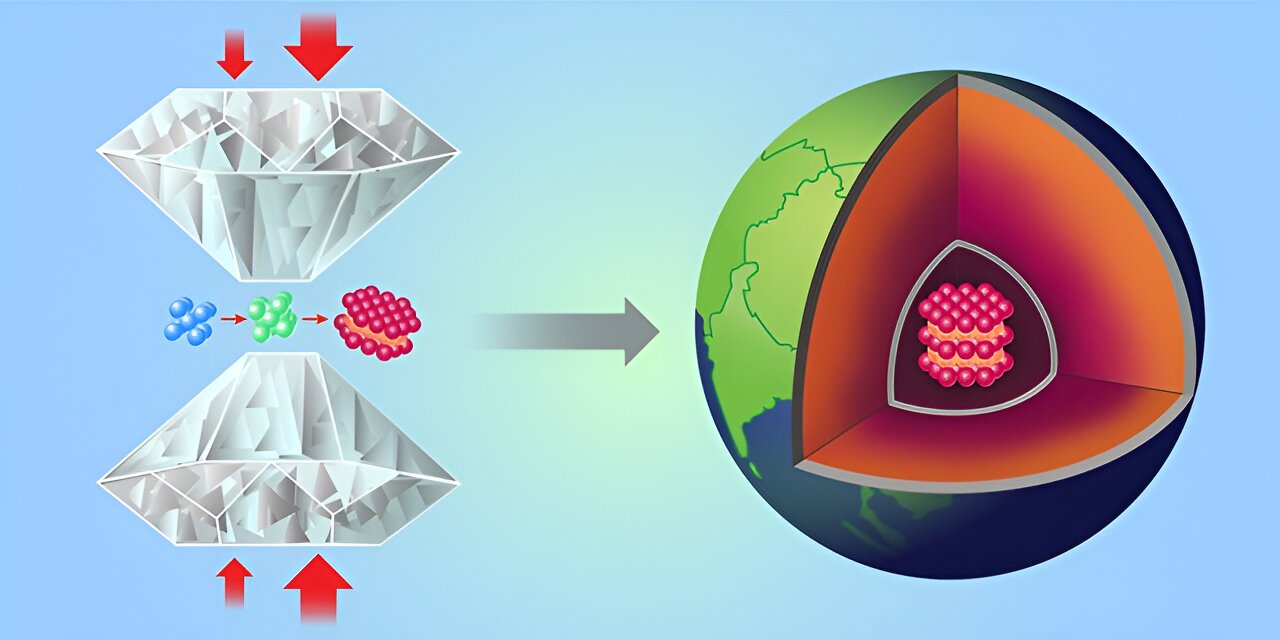 Featured image for "Scientists Create Single-Crystalline Iron Resembling Earth's Core"