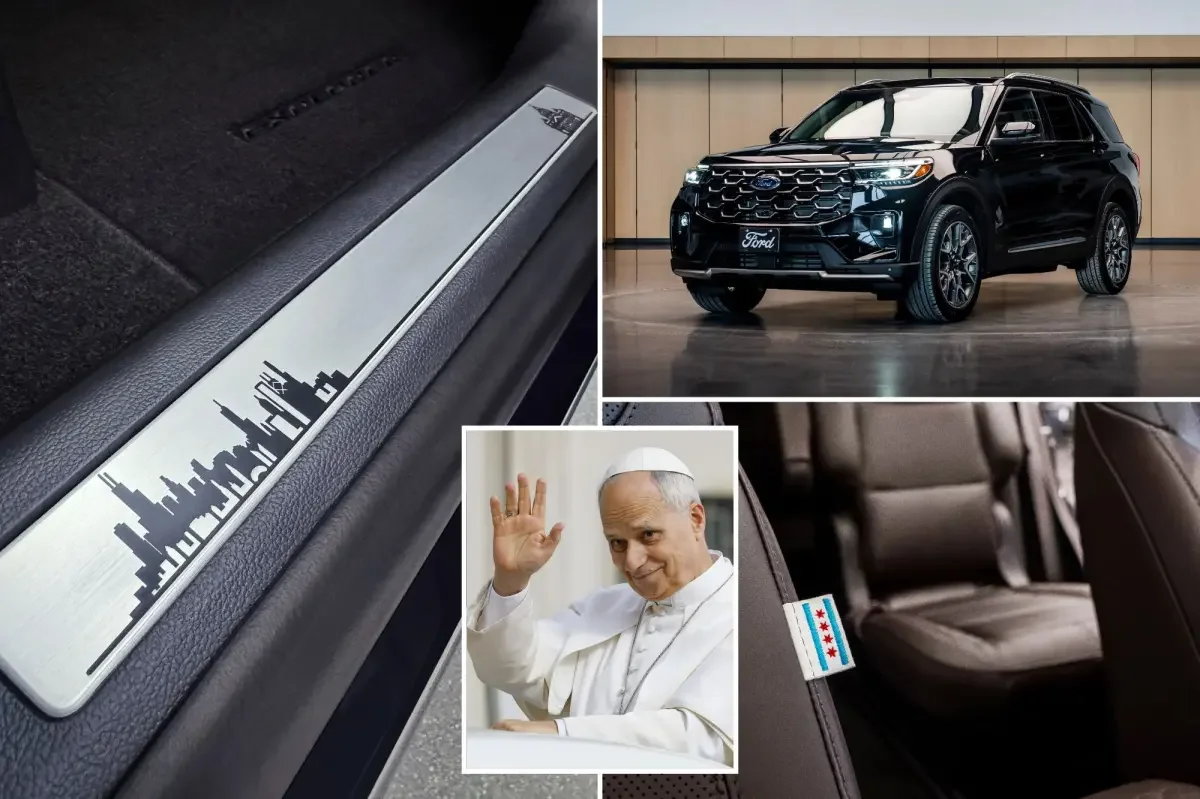 Ford crafts Chicago-built Explorer for Pope Leo XIV with personal touches