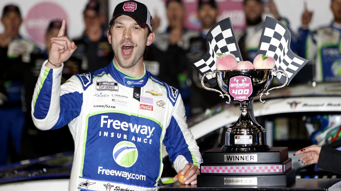 "Thrilling Showdown: Suárez Triumphs by a Hair at Ambetter Health 400 in Atlanta"