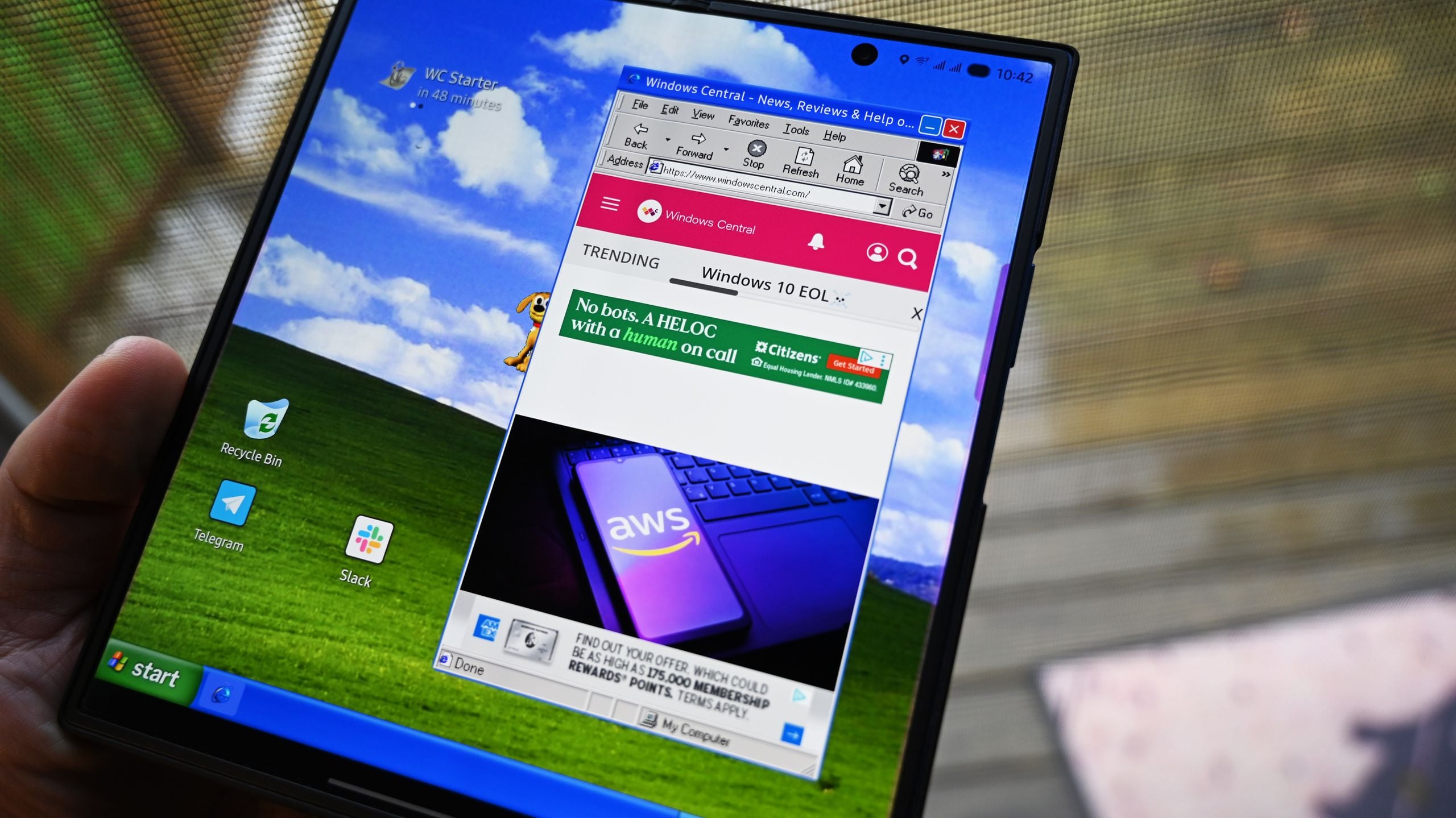 Featured image for Windows XP's Classic Look Returns on Android in Sleek Revival