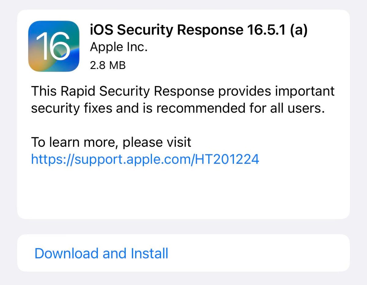 Apple's Urgent Security Update for iOS 16.5.1 and macOS 13.4.1 Fixes Actively Exploited Vulnerability