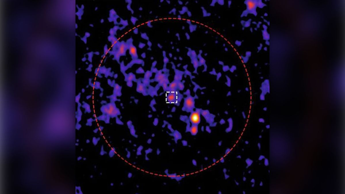 Featured image for "Faint Radio Signal Suggests Rare 'Missing Link' Black Hole in Ancient Star Cluster"