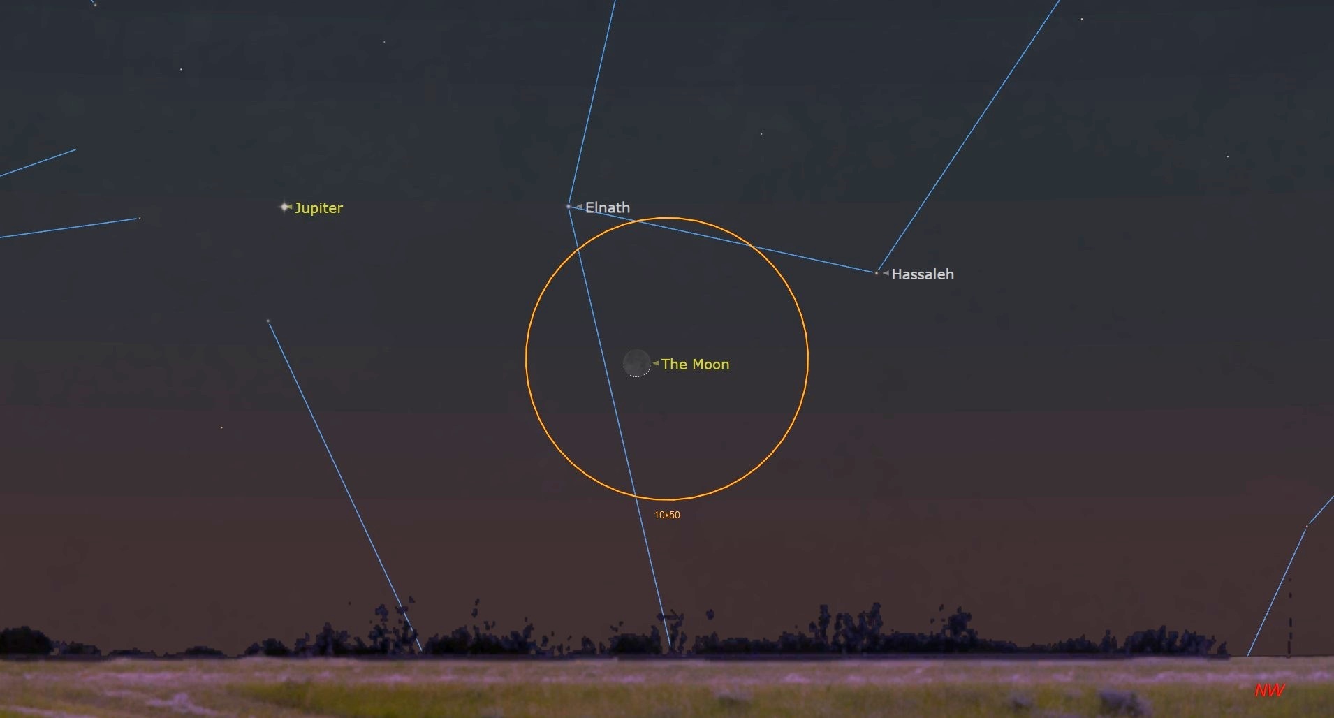 Featured image for Jupiter and Moon's Nighttime Dance