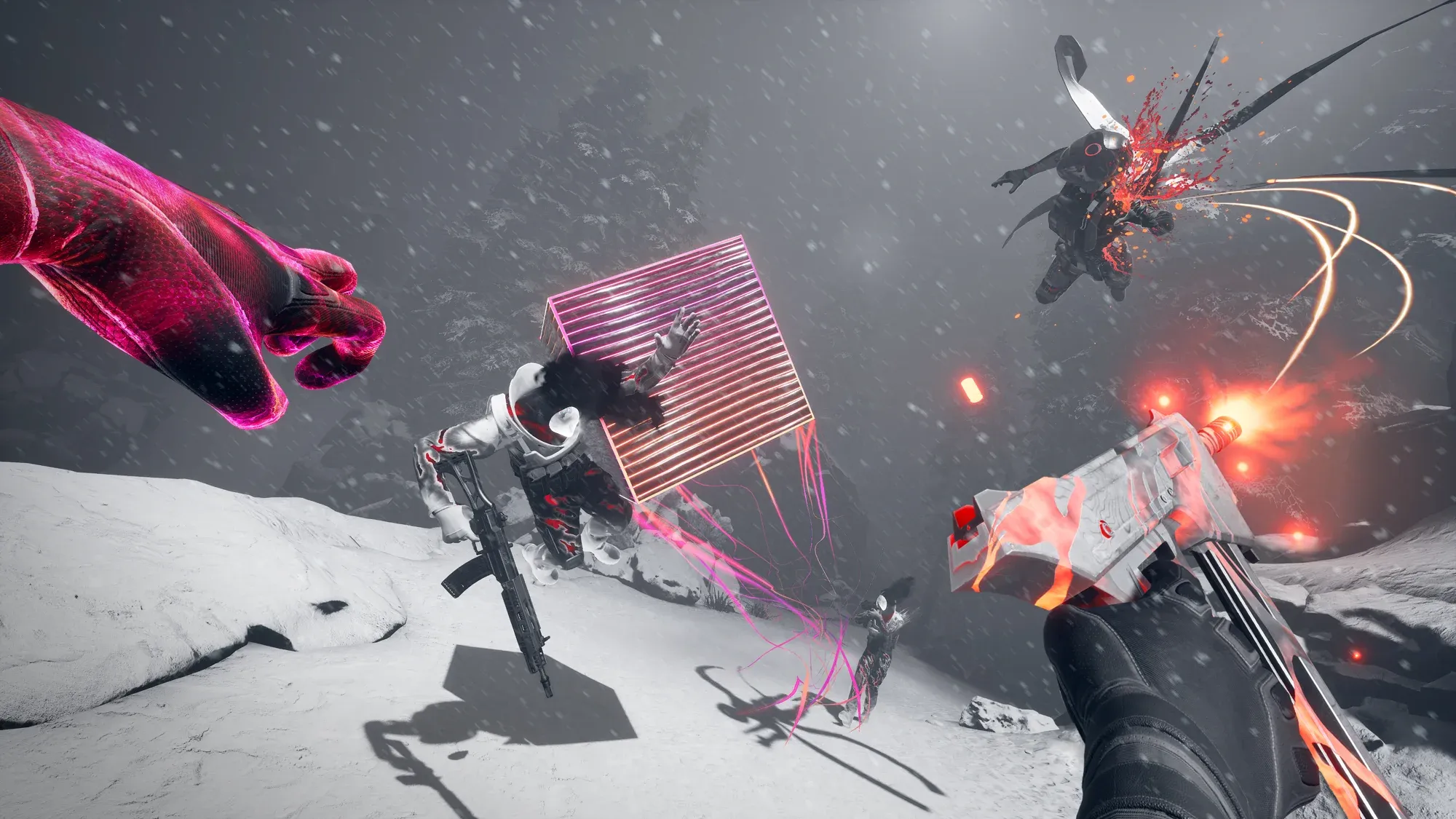 Featured image for "PSVR 2's Synapse: Immersive Action-Shooter Launches July 4 with Voice Acting Talent"