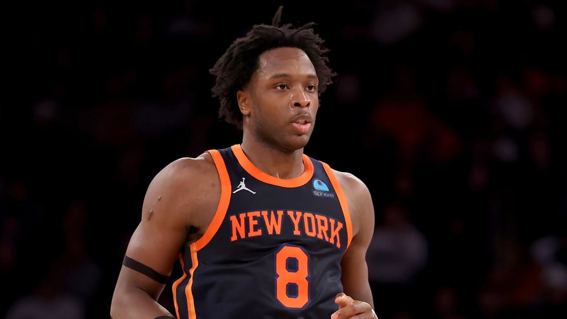 Featured image for "Knicks' OG Anunoby Set to Return from Elbow Injury, Listed as Probable Against Bulls"