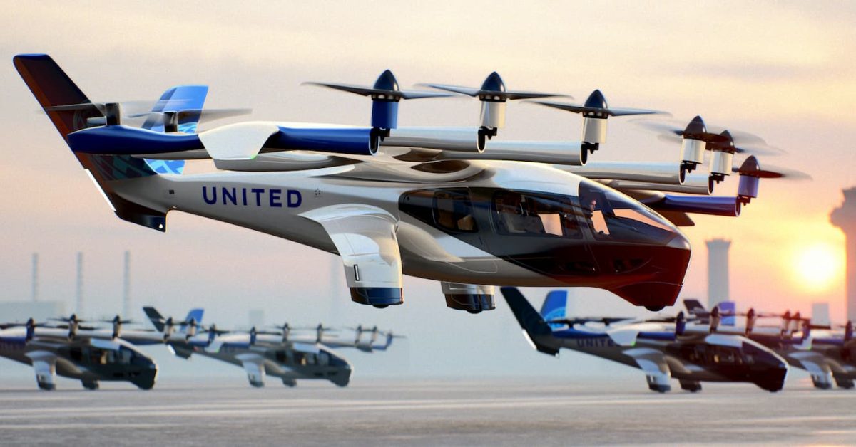 Featured image for United Airlines partners with Archer Aviation to launch electric air taxi service in Chicago.