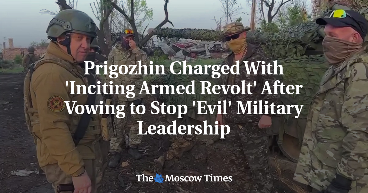 Russia Investigates Wagner Chief for Inciting Mutiny Against Military Leadership