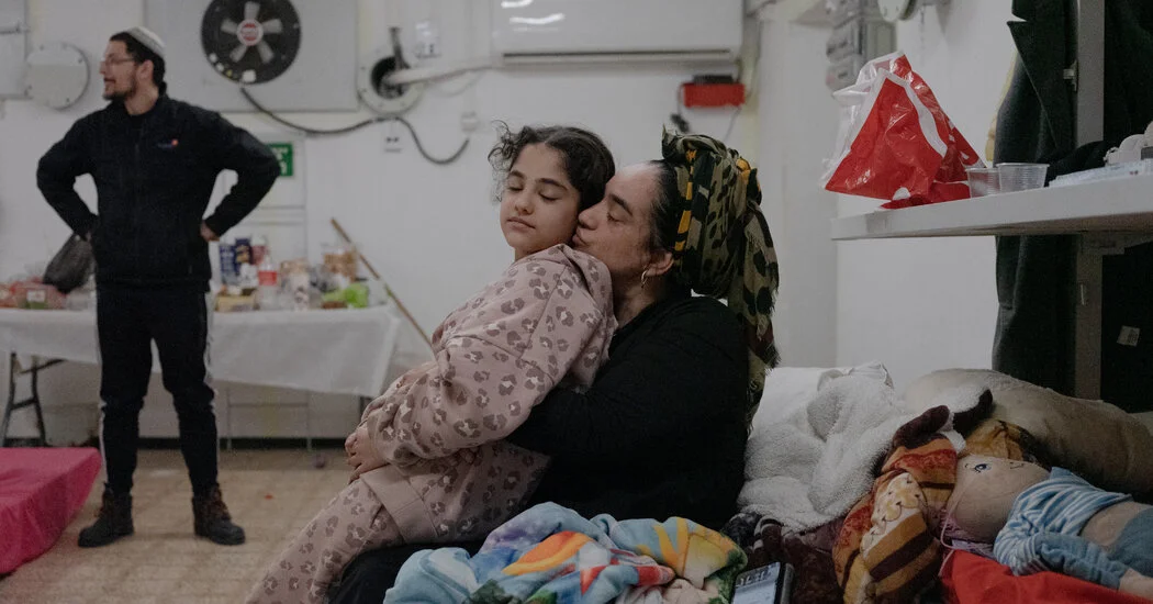 Northern Israel’s Border Town Lives in Bomb Shelters as Rockets Fly