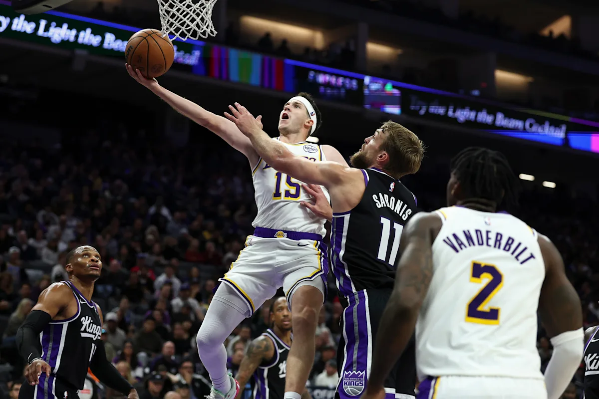 Featured image for Austin Reaves scores career-high 51 to lead Lakers past Kings