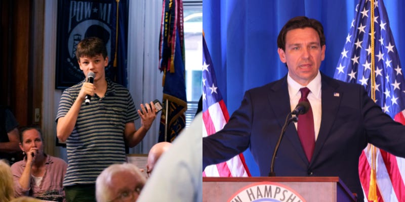 Teen Reporter Ejected by Police After Unsettling Ron DeSantis at GOP Event