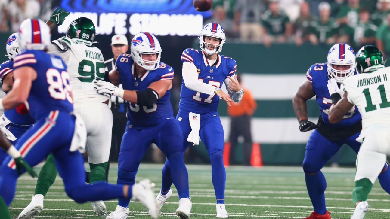 "Josh Allen's Costly Turnovers and Garrett Wilson's Spectacular TD Highlight Bills' Loss to Jets"