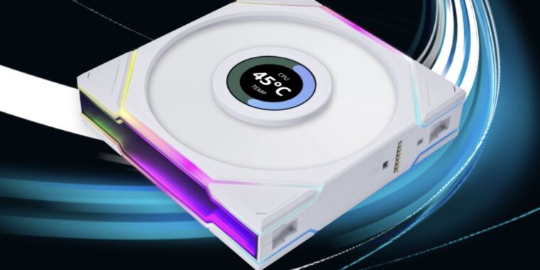 Featured image for "Enhance Your PC Aesthetics with Lian Li's UNI Fans: LCD Screens and RGB Goodness"