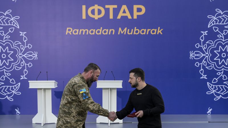 Zelensky's Iftar: A Symbol of Respect and Resistance.