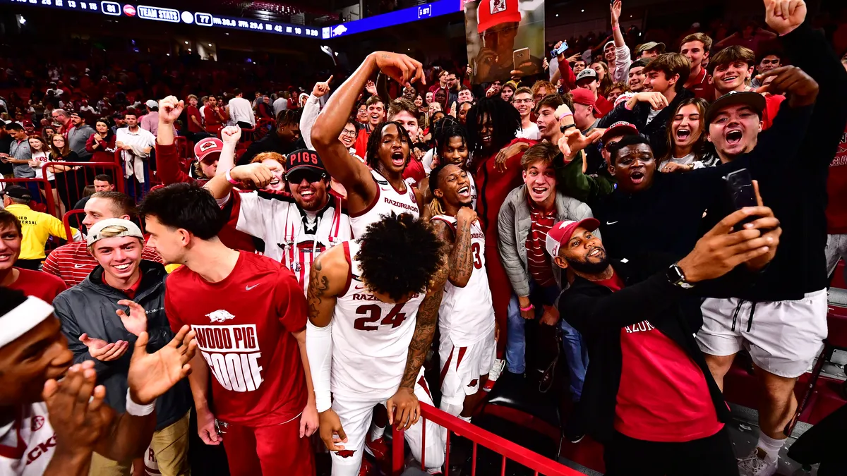 Featured image for Arkansas basketball stuns Purdue in thrilling preseason exhibition