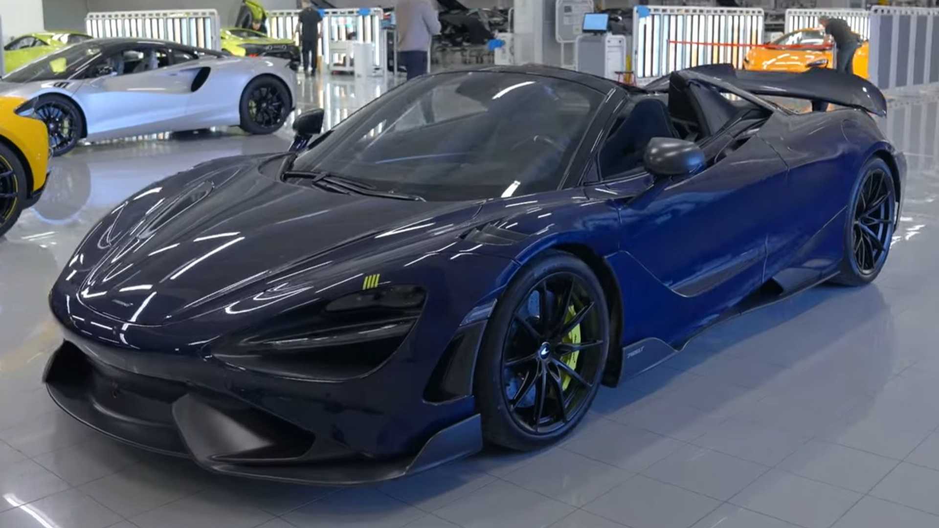 Lando Norris Receives Custom McLaren 765LT Spider from MSO