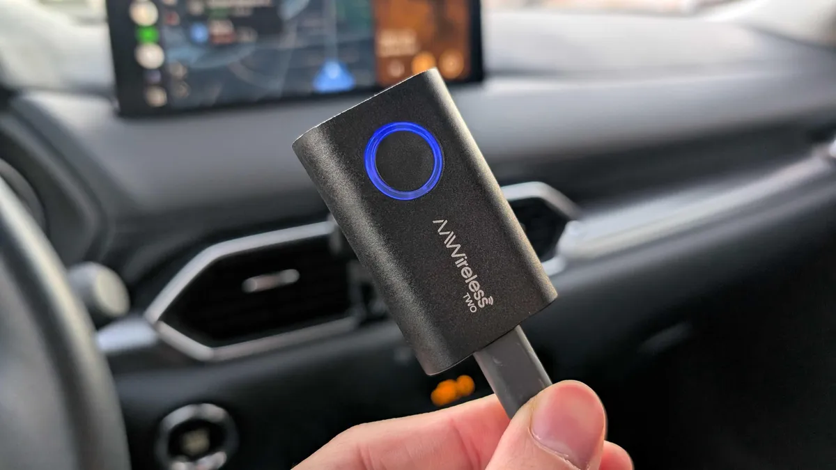 Featured image for AAWireless TWO: Affordable and Reliable Wireless Android Auto Adapter Restocked