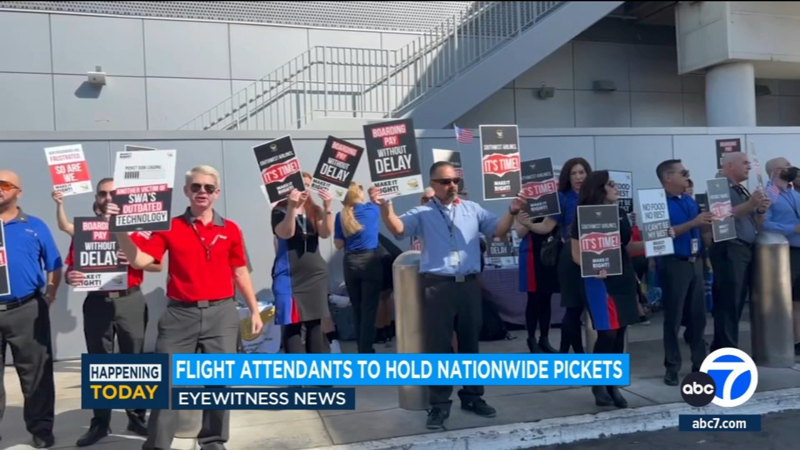 Featured image for "Flight Attendants Nationwide to Protest for New Contracts and Pay Raises"