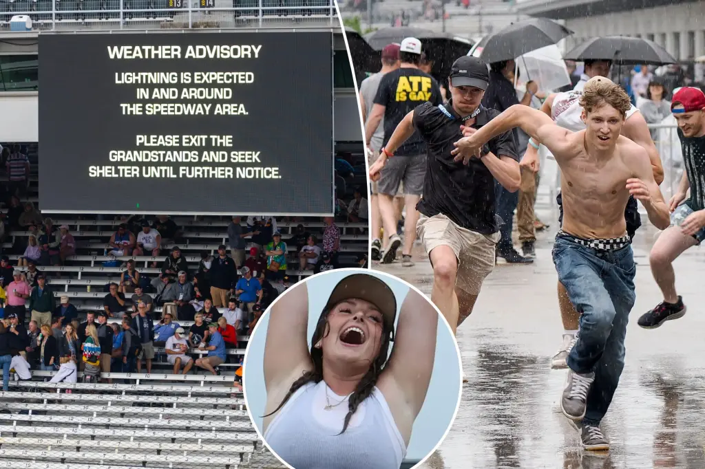 "Indy 500 Postponed Due to Severe Thunderstorm"