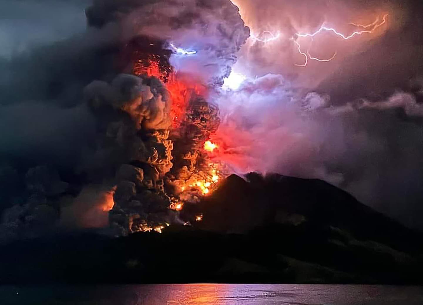 Featured image for "Indonesia's Mount Ruang Volcano Erupts, Forcing Evacuations and Sparking Tsunami Fears"