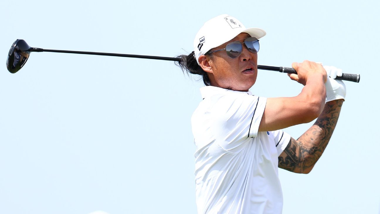 Featured image for "Anthony Kim's Comeback: A Rollercoaster Return to Pro Golf at LIV Event"