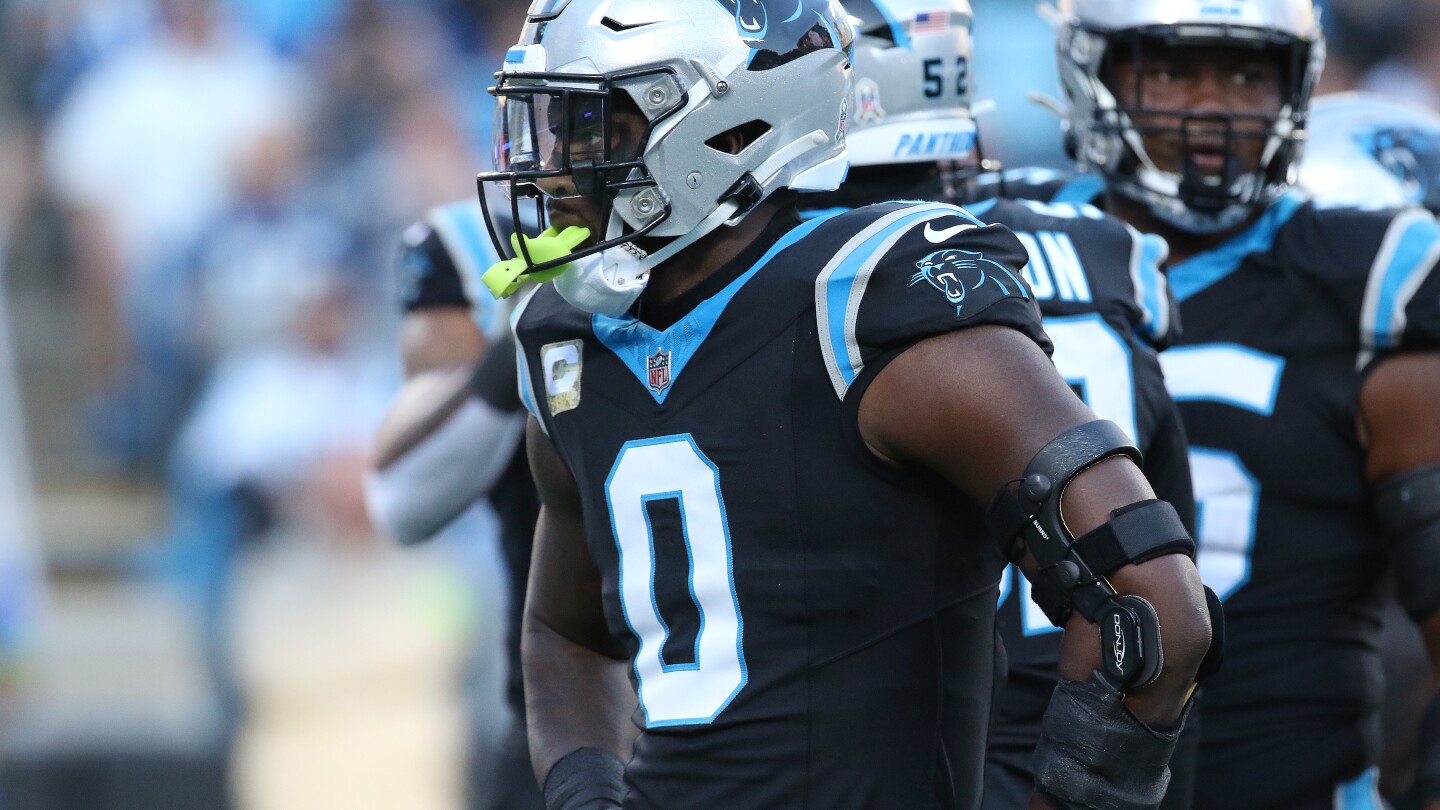 Featured image for "Panthers' Contract Standoff with Brian Burns and 2024 NFL Free Agency Buzz"