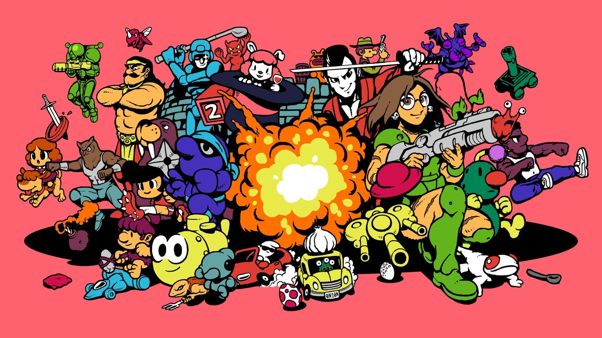 Featured image for UFO 50 Launches on Switch with Surprise Shadow Drop