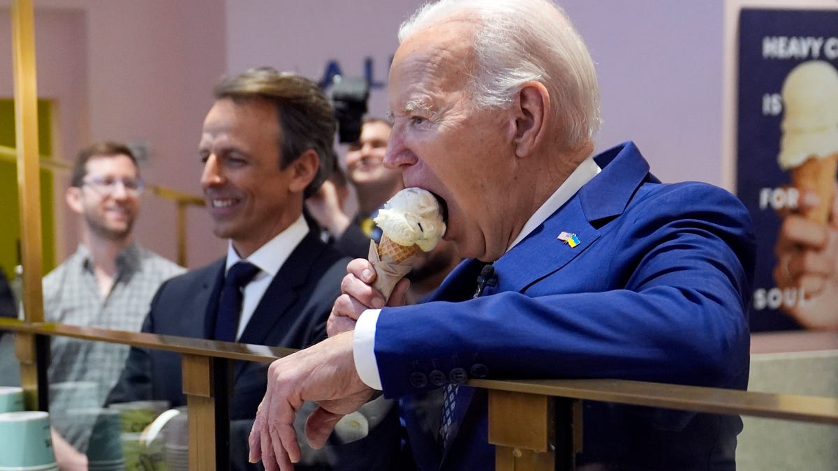 Featured image for "President Biden's Surprise Late Night Appearance and Witty Banter with Seth Meyers"