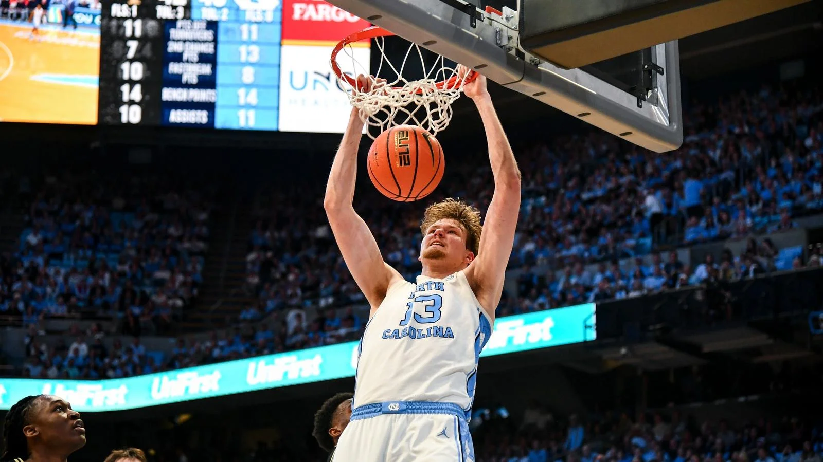 Featured image for Veesaar, Wilson Spark UNC past Wake Forest in 87-84 squeaker